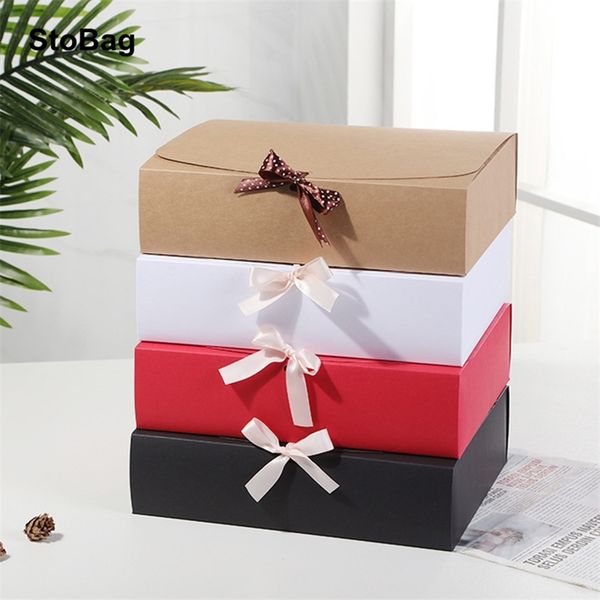 Gift Wrap StoBag 5pcs-Lot Gift Packaging Box Wedding Birthday Valentine&#039;s Day Event Party Cookies Favor Clothes Storage Baby Shower DIY