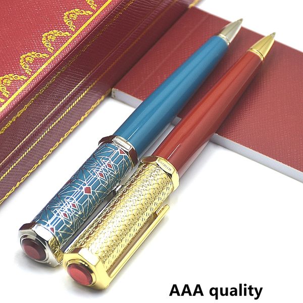wholesale AAA quality blue - Sier Ballpoint pens business office stationery fashion refill pen For Christmas gift xingqiuda