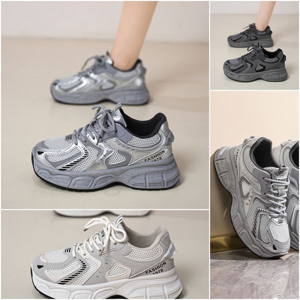 Outdoor Shoes Sneakers Flat bottom high-quality White Wool Women summer increase Sports shoe sneakers Platform shoes men shoes walking comfo