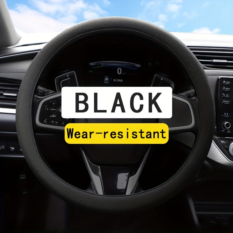 TEMU Thin, Non-slip Silicone Steering Wheel Cover - In A Of Colors