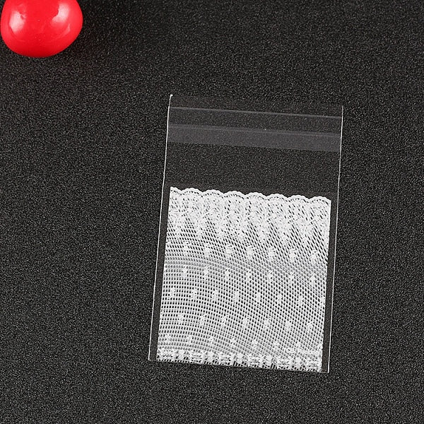 Square Opp Cellophane Self-adhesive Cookie Bags