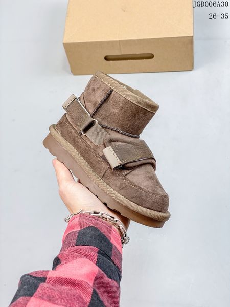 U Brand Boots Designer Shoes para mãe genuína couro esportivo ao ar livre presente de luxo para embalagem autêntica mães DIA0276