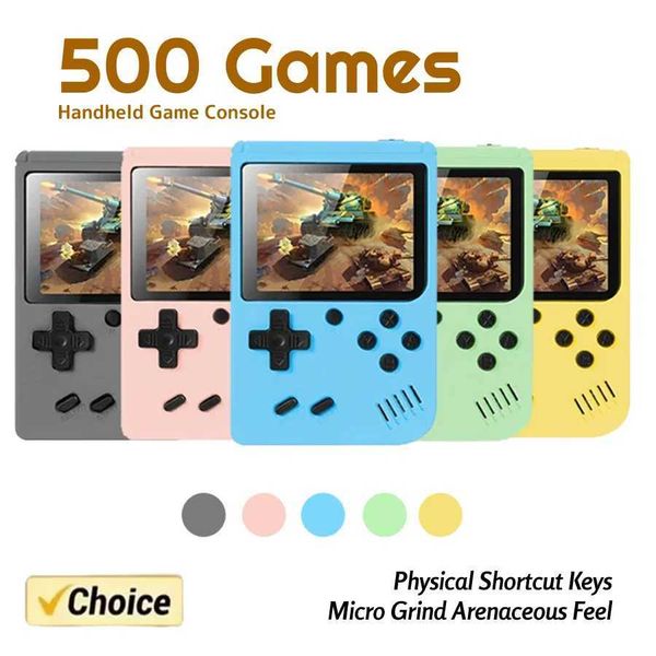 Retro Portable Mini Handheld Video Game Console 8 Bit 3.0 Inch Color LCD Kids Color Game Player Built in 500 GamesXJ241204