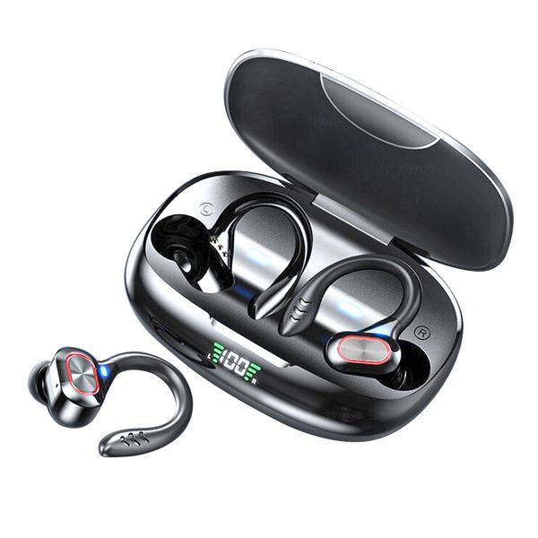 TWS Wireless Headphones Pro In-ear Earhook Earbuds Earpiece Noise Cancel Apple Bluetooth Earphones Waterproof Gaming Headset LED Display 800