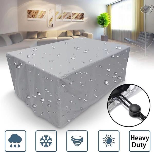82 SizeOutdoor Patio Garden Furniture Waterproof Covers Rain Snow covers for Sofa Table Chair Dust Proof Cover