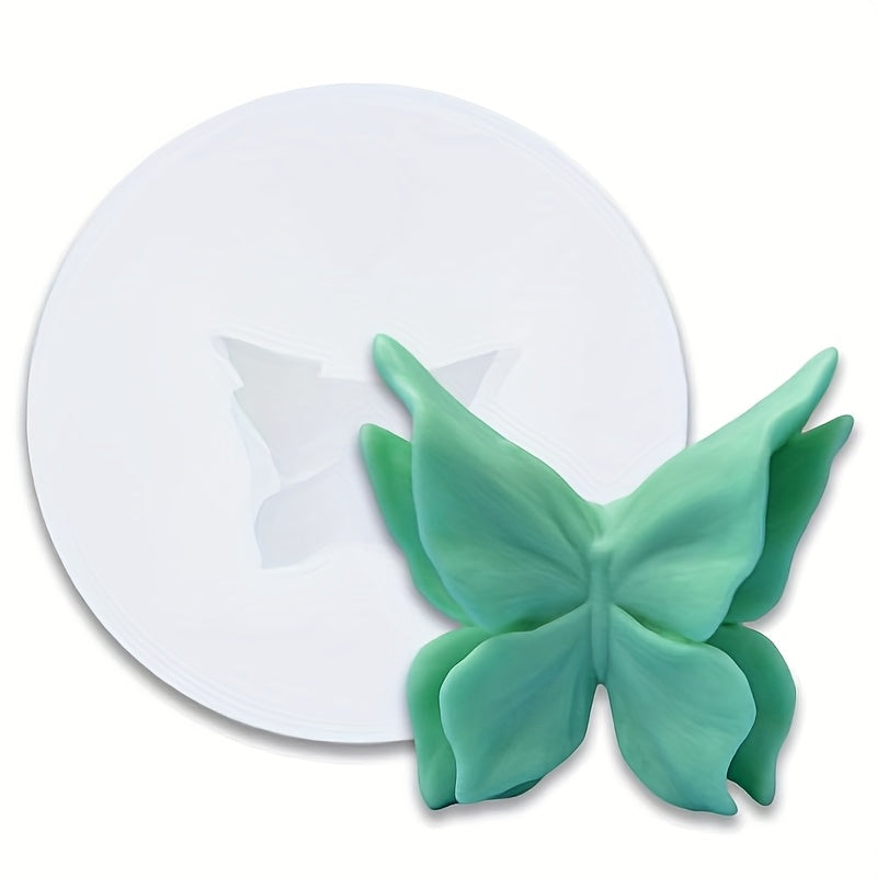 TEMU Dual-layer Silicone Mold For Aromatherapy Candles & Plaster Decorations - 3d , Durable & Easy To Demold, Scented Wax, Crafts & Home Decor,