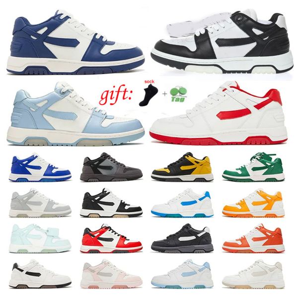 Out of Office Sneaker Designer Shoes Low Tops Vintage Distressed Leather for Walking Mens Womens Loafers Trainers Platform Sneakers Size 36-