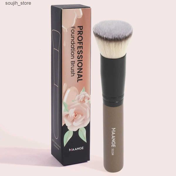 Makeup Brushes Maange 1PCS Makeup Brush with Box Foundation Concealer Powder Blush Contour Brush Dense Soft Bristle Brush Beauty Tool For Wo