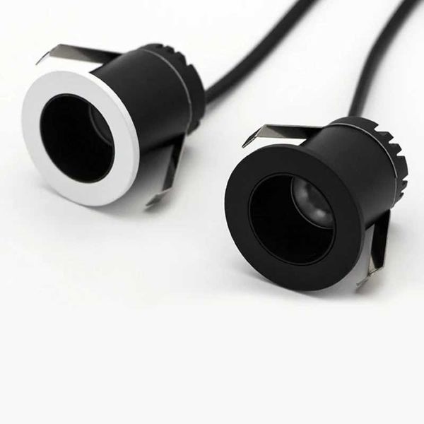 Small spotlight 1W 3W mini LED spotlight 30mm cutting embedded tube light pendant display light CL240830