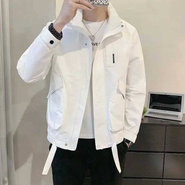 Jackets masculinos Autumn Man Casat New in Wite Olações Original S Vintage Jacket For Men Sale barato Harajuku Clothing Fashion 2024 Y2K H24