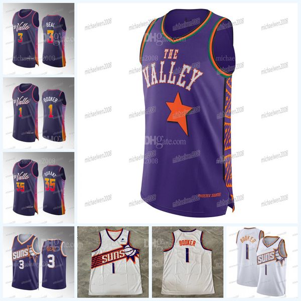 Suns 2024-25 City Basketball Jersey Bol Bol Bradley Beal Devin Booker Josh Okogie Moses Wood Tyus Jones Collin Gillespie Oso Ighodaro Bridge