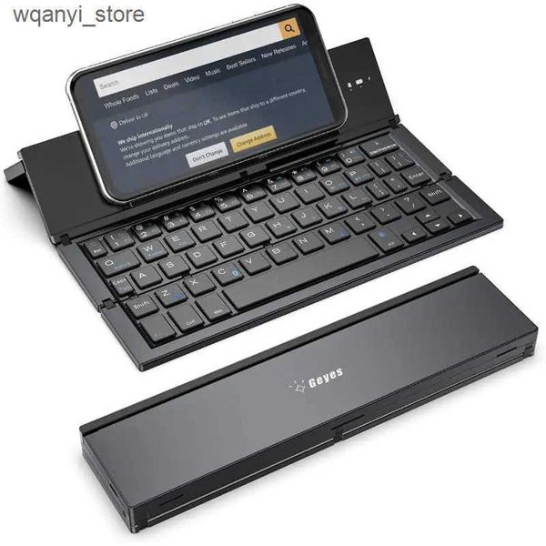 Keyboards Compact pocket sized keyboard with Bluetooth connection suitable for all mobile devices suitable for iPad and iPhone L240910