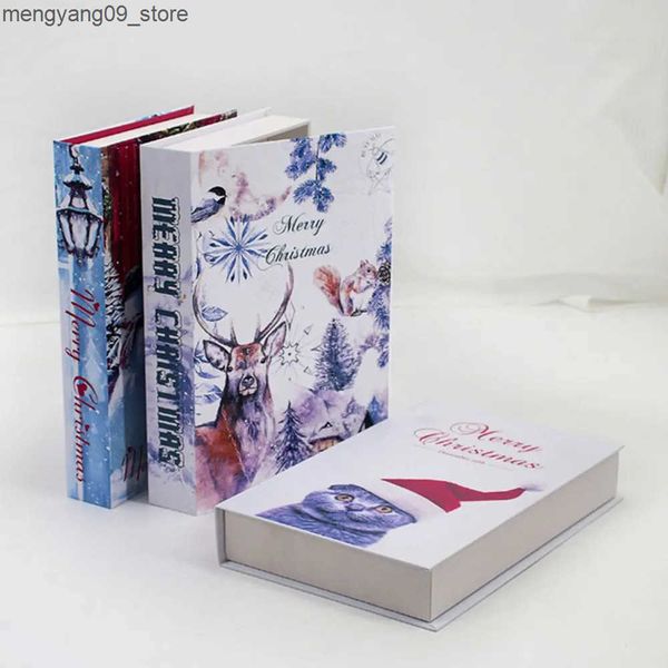 Other Home Decor Christmas Style Living Room Decoration Books Modern Coffee Table Fake Books Storage Box Luxury Decorative Book Party Decor