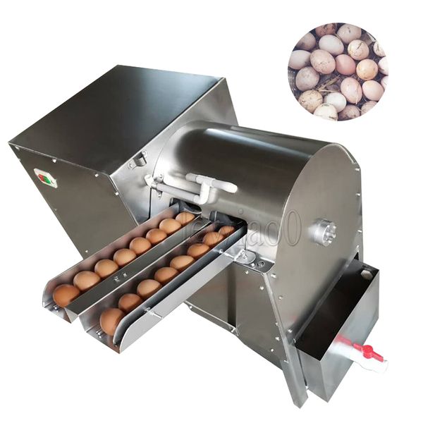 Double Row Electric Egg Washing Machine Chicken Duck Goose Egg Washer Egg Cleaner Wash Machine Poultry Farm Equipment