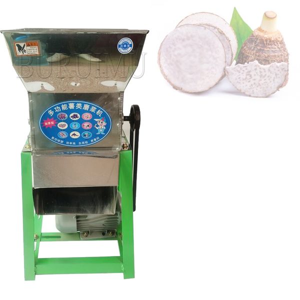 LEWIAO 800kg-h Stainless Steel Electric Sweet Potato Starch Wet Grinder Refiner Apple Orange Banana Fruit Crusher Syrup Pulping Machine