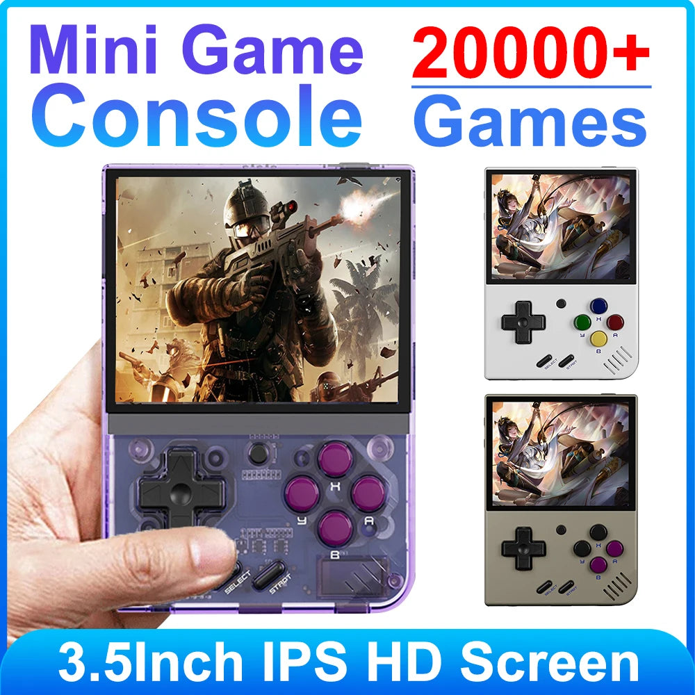 WiFi Handheld Game Console 35Inch IPS Sn Retro Gaming Console 3000mAh Game Console Video Player for Miyoo Mini Plus V3 C250929