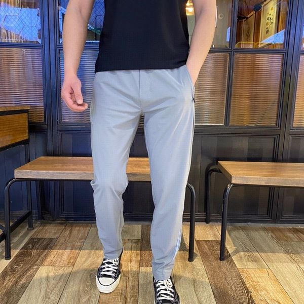 Men Long Pants Jogger Sport Yoga Outfit Gym Pockets Sweatpants Jogging Pants Mens Casual Elastic Waist Fitness 55