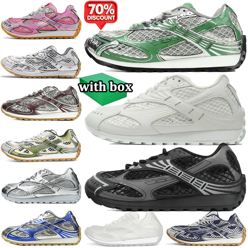 with box luxury sneakers designer men women popular shoes durable trainers outdoor casual athletic footwear comfort daily wear black pink grey green