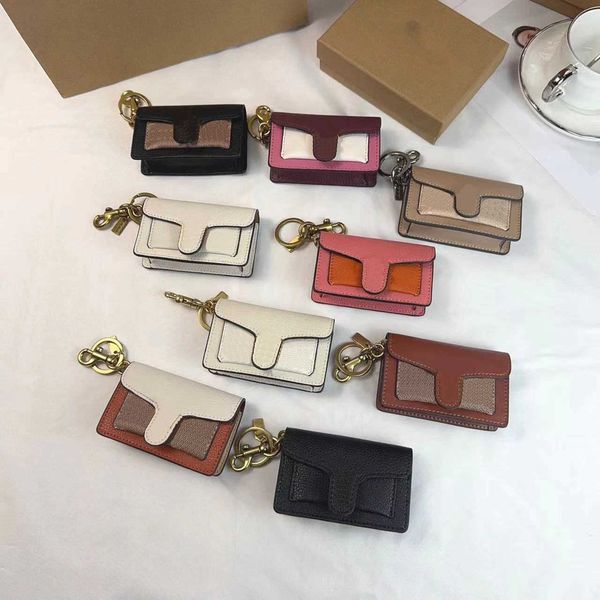Top Quality Womens Coins Purse Pocket Mens Cared Purses Womens Designer Bag Luxury Leather Wallet Letter Mini Key Bags Mens Gold Card Holder