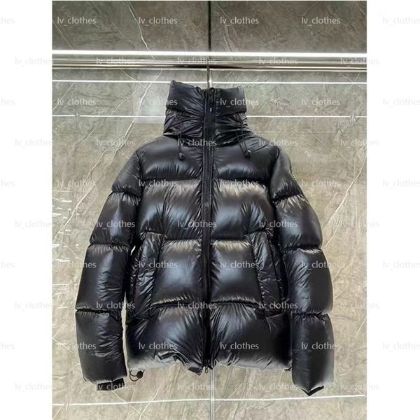 Designer embroidered badge women&#039;s coat designer winter long youth fur collar hooded men&#039;s down jacket waterproof