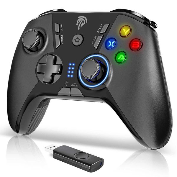 ESM 9110 2.4G wireless controller suitable for PC gaming board console with vibration function for Android device TV box M240827