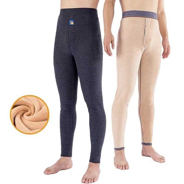 Men Winter Clothes Fleece Keep Thermal Warm Leggings Soft Underwear Underpants Also Can SleepwearXJ24