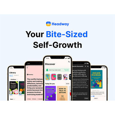 Headway: Premium Daily Book Summaries App - Lifetime Subscription  - 4U Life