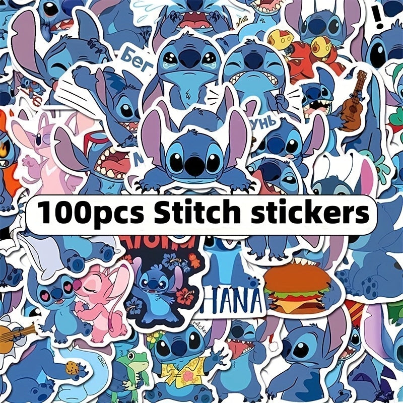 TEMU ! A Set Contains 100pcs Of Cute Waterproof Stickers. Are Suitable For Decorating Suitcases, Phone Cases, And Pens.