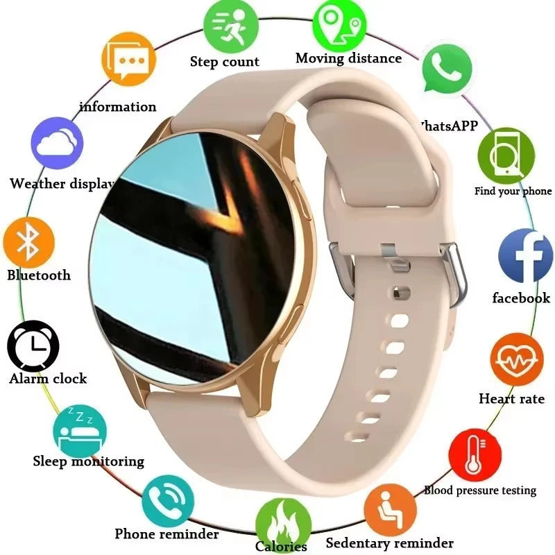 2025 Women Bluetooth Call Smart Watch Heart Rate Blood Pressure Monitoring Smartwatches IP67 Waterproof Men SmartwatchBox 250901