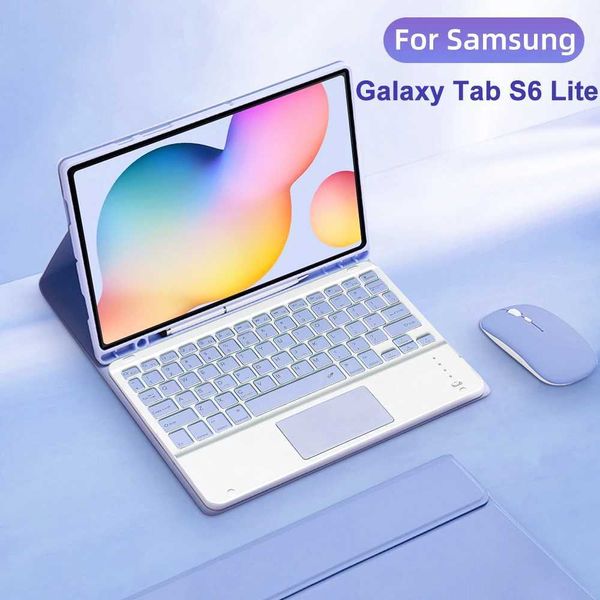 Case For Galaxy Tab S6 lite 10.4 Inch Detachable Keyboard Cover for Tab S6 lite SM-P610-P615 P613-P619XJ250118