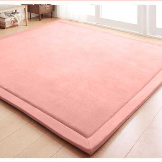 thick tatami floor mats for bedroom, sofa, living room carpet, children&#039;s crawling mat, fall protection mat, bedside blanket C250919
