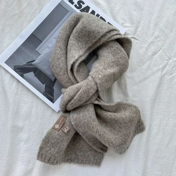 Winter Wool Scarves for Woman High Quality Wool Blends Scarf Comfortable Windproof Wraps Woman&#039;s Casual Scarf