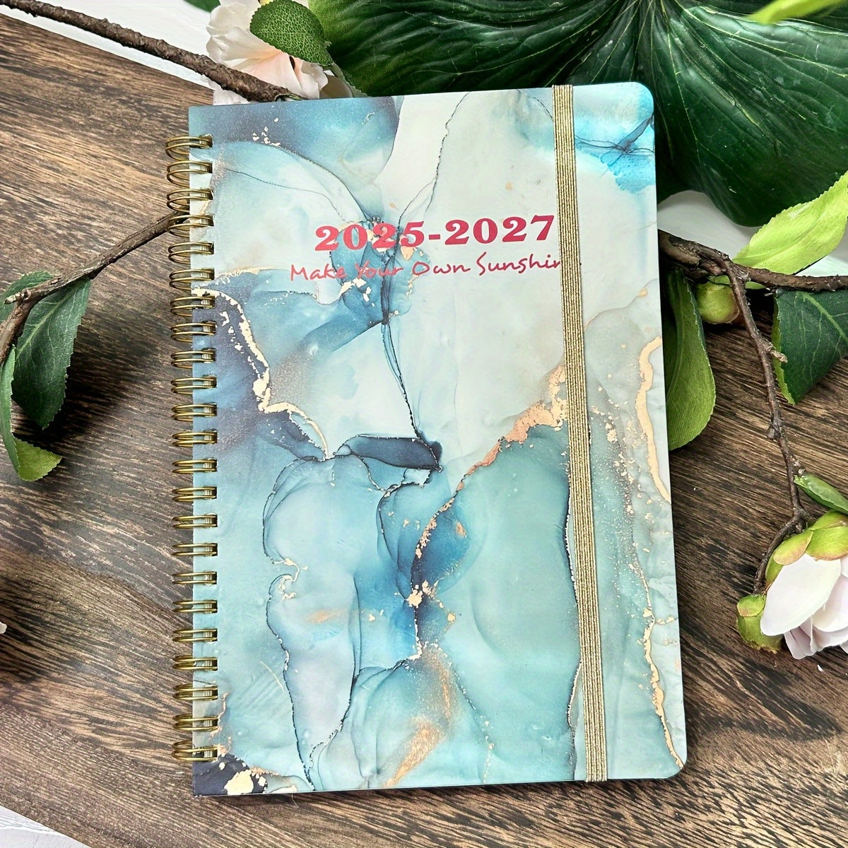 TEMU 2025-2027 Daily, Weekly& Monthly Planner Notebook With Colorful Index Stickers- 3-year Organizer For , Task Management& Personal Development,