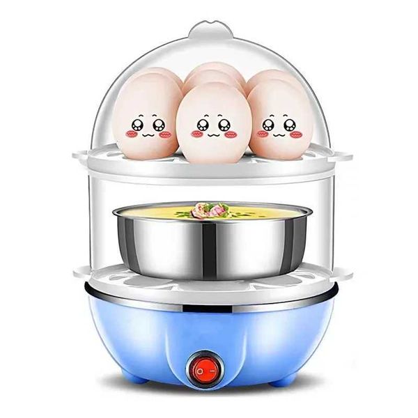 Egg Cooker Double Egg PoaMti- Autatic Power Off Egg Steamer Nutrition Breakfast hine Kitchen Utensils BarrymoreT250118
