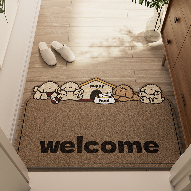 The Floor Mat Is Dirt-resistant and Easy To Maintain. The Door Mat Can Be Cut Into Wire Loops. The Anti-slip Carpet Outside The Door