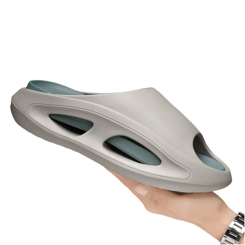 2024 New Men&#039;s Slippers Indoor Outdoor Sandals Beach Comfortable Thick Soft Slides Casual Shoes Men Flip-flops Home Slippers