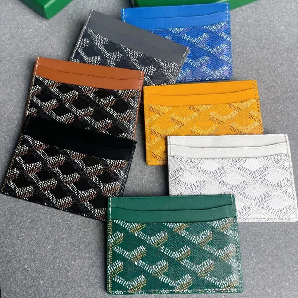 Designer Bag Mini Card Holder Lady Wallet Luxury Passport Holders Multiple Colors Mini Cover High Quality Letter Coin purse Leather Key Pouch Mens-W