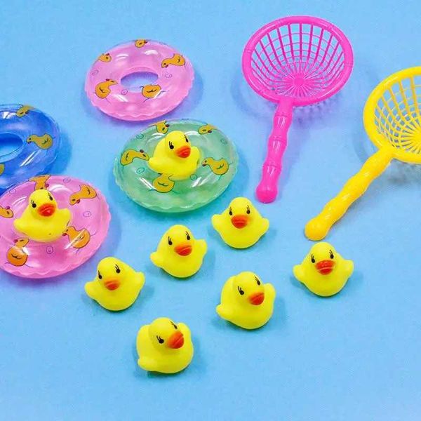 Baby Bath Toys Bathtub toy bathroom baby toy rubber duck animal call beach swimming toy children floating animal yellow duck Kawaii cute wat