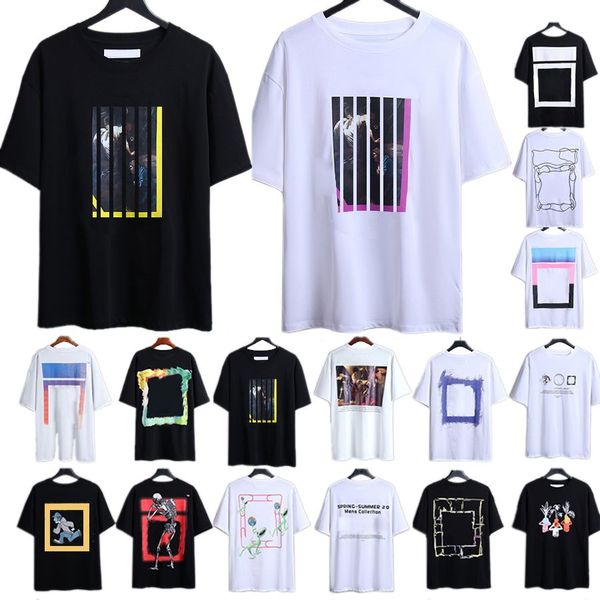 25SS men designer t shirt pure cotton tees print t shirts casual couples short sleeves tee comfortable for men and women US Size S-XL 8l87b3