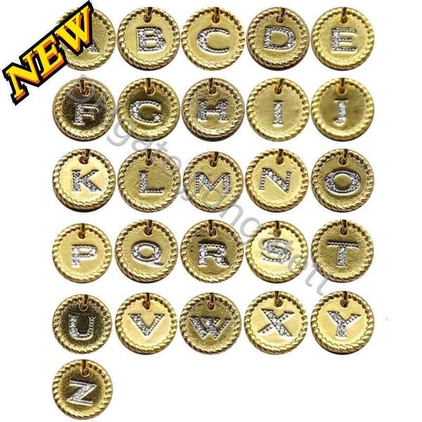 Brand Choker Pendant Necklaces Designers Necklace For Women Aesthetic 26-letters Round letter A-Z Chain Luxrury Jewelry Bijoux Party Gift O-