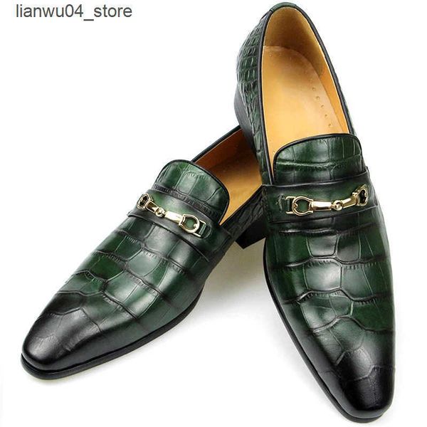 Dress Shoes Successful Mens Loafers Business Dress Shoes Wedding Banquet Suit Italy Designer Leather Shoes Genuine Leather Pointed Toe H2501