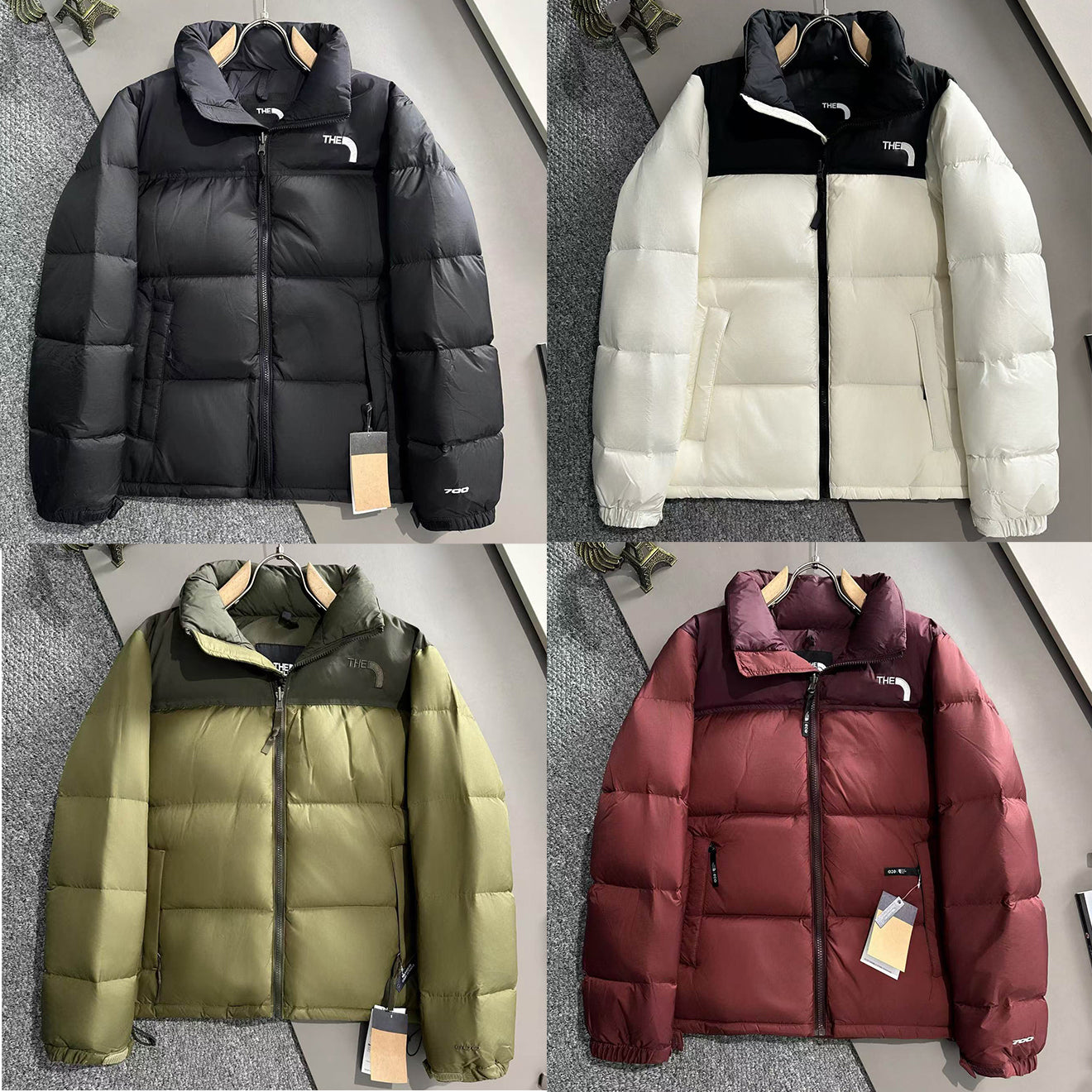 Designers Puffer Jacket 2024 north Winter Men Women Embroidered Stand Collar Puffer Jackets outdoors Stylish warm Coats Loose zippe puffer down coat
