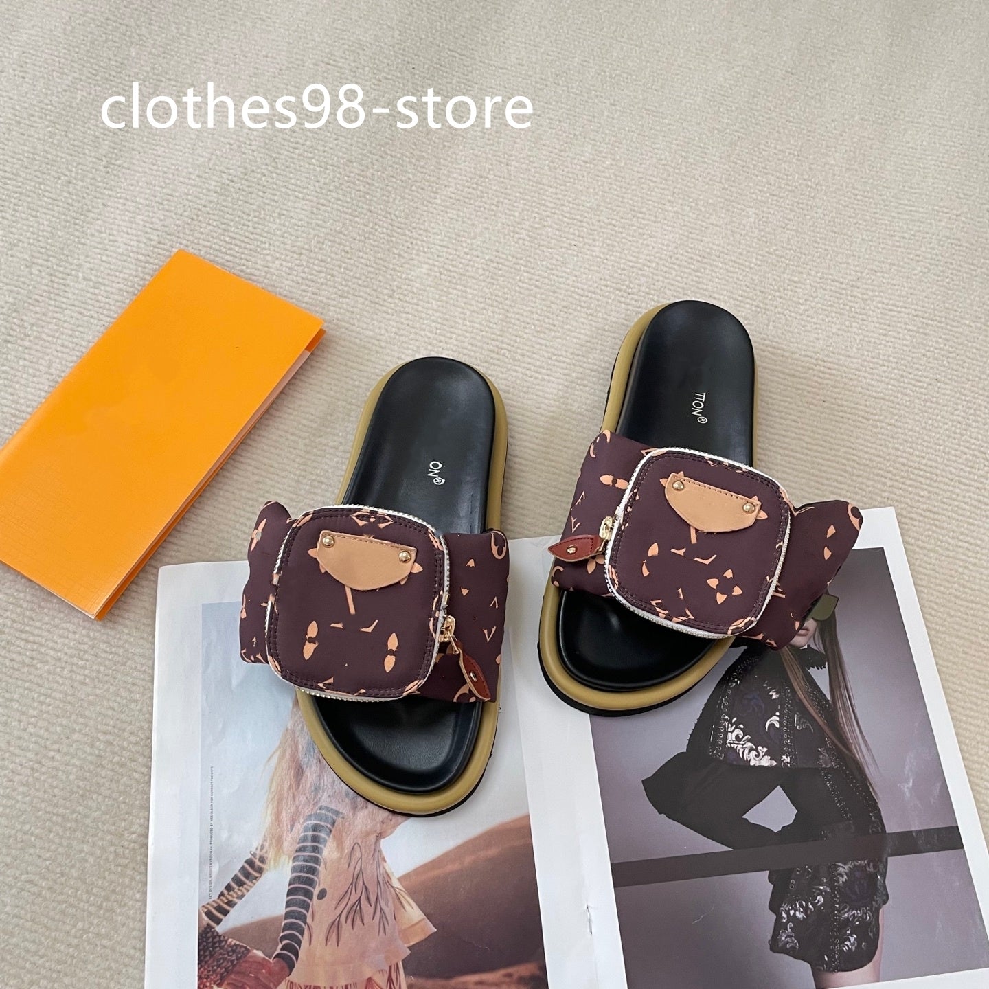 Designer Slipper Flat Scuffs sandals Calfskin Cosy Slipper Mules Denim Letter Printing Mens Comfort Casual Shoes Platfo rm fashion womens fluffy sho