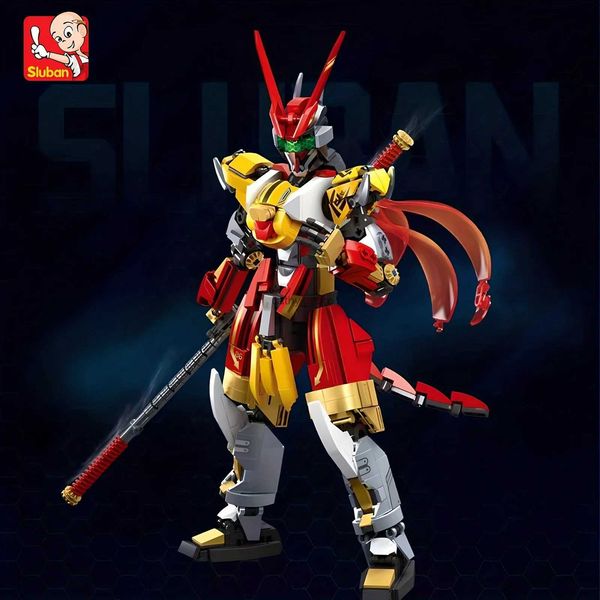 Blocks Blocks Battle Mech Model Building Block Toys Armed Mecha Robot Assembling Educational Toys Christmas Gifts For Children (No Box) H241