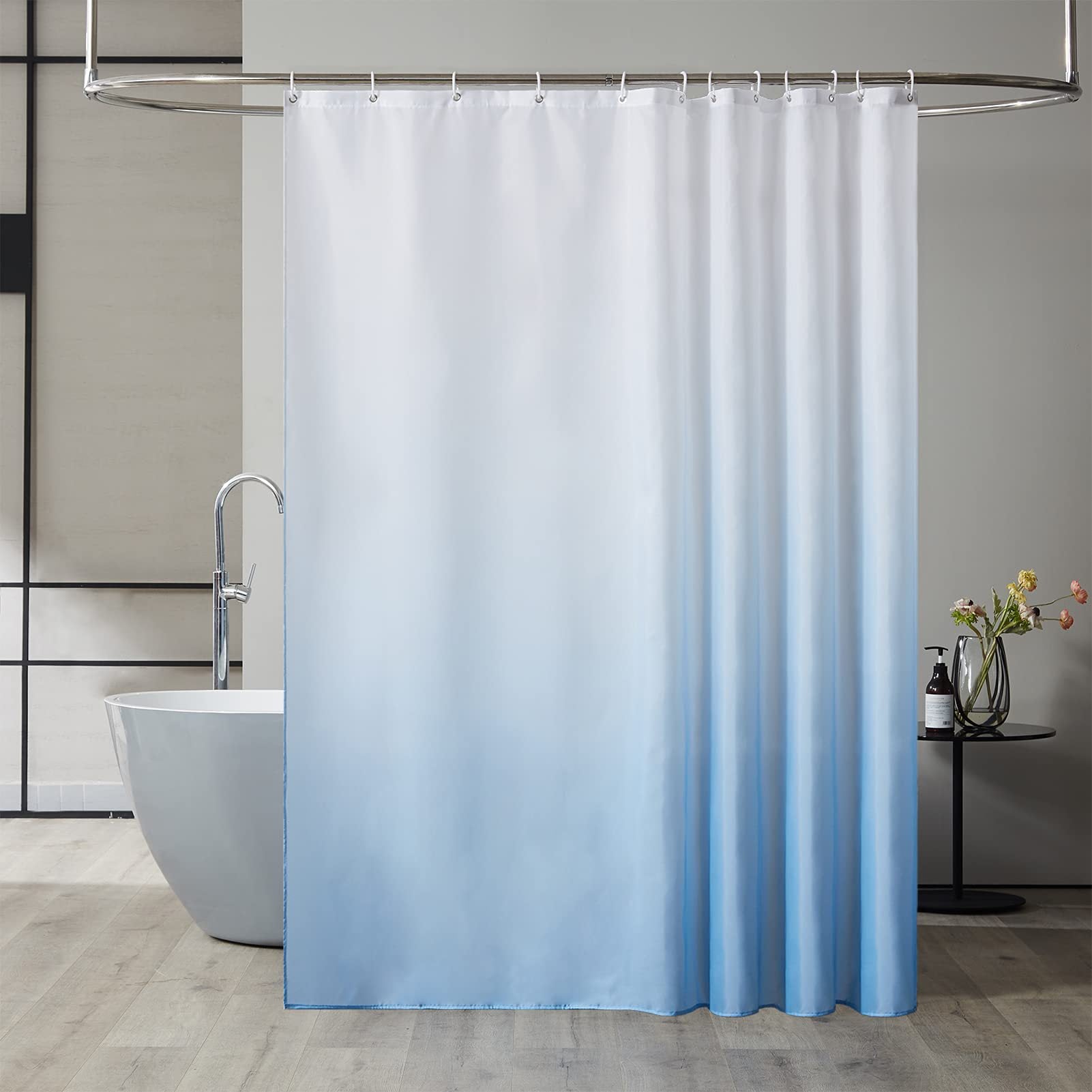 YL-36912 Manufacturer Spot Digital Printed Fabric Shower Curtain Waterproof Thickened Bathroom Partition Curtain with Hook