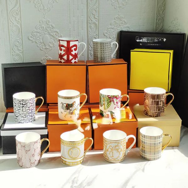 Vintage Palace Bone Porcelain Cup Breakfast Afternoon Tea Milk Cup Oatmeal Cup Office Coffee Cup