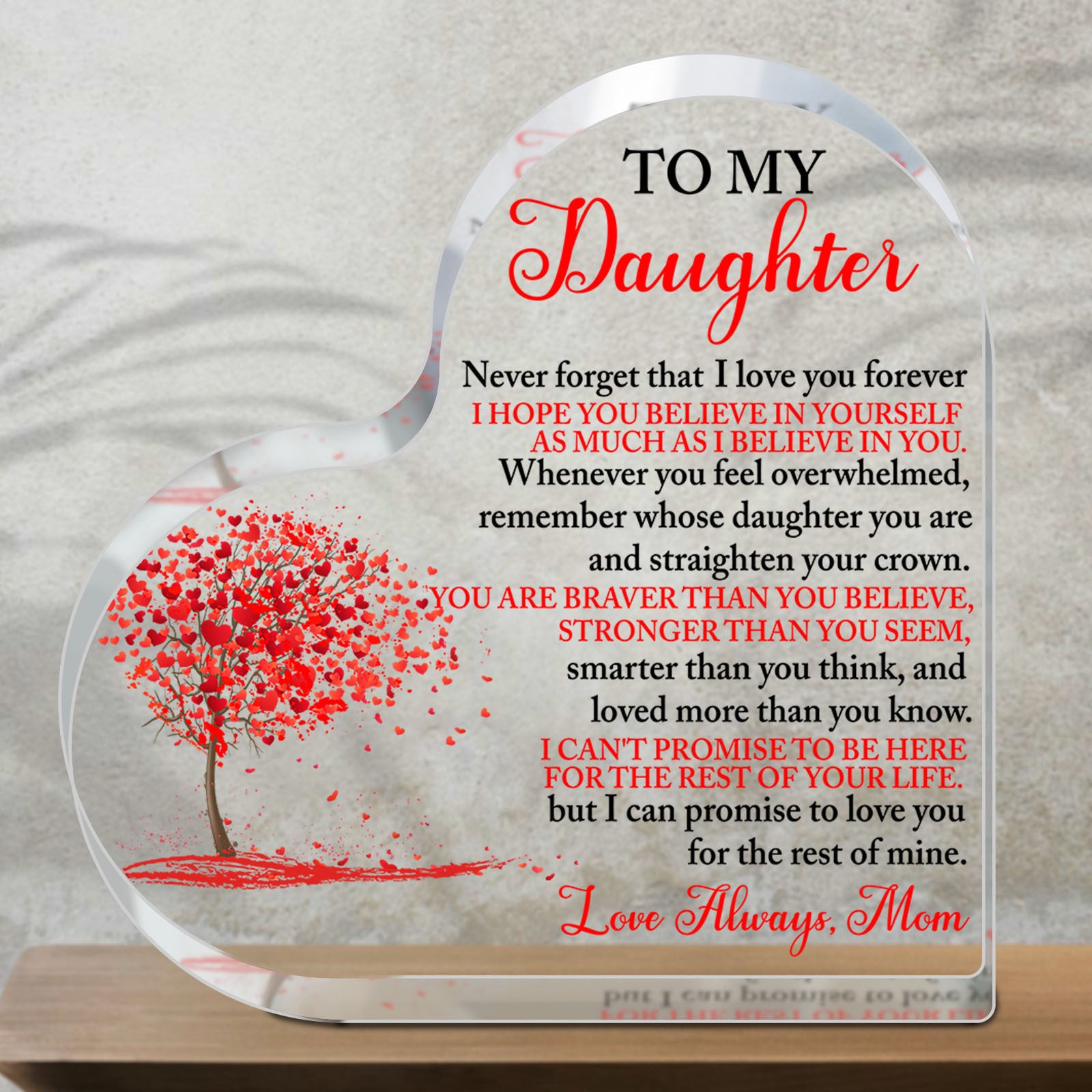 TEMU 1pc, Desk Plaque For - Mom For , , - Halloween Christmas Day For - Halloween Christmas Day