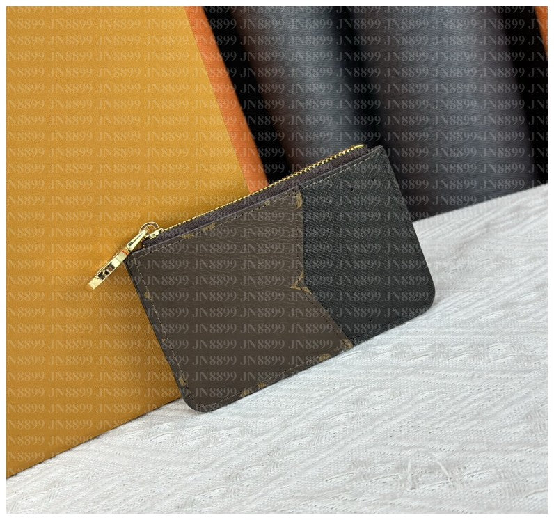 Top Genuine Leather Card Holders Designer Wallet Fashion Coin Purses Women Men Cardholder Key Pouch Wallets Mens Card Holder Bag Mini Bag With Box D