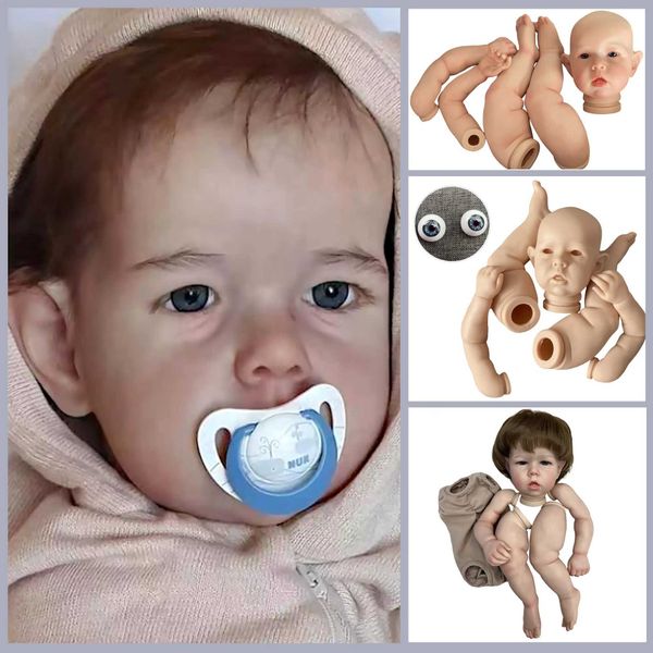 Dolls Doll Kit Liam 20 Inch 27 Inch Handmade Lifelike Painted-Unpainted Soft Vinyl Bebe toy Kit With Teeth Kit Beb toyL24731
