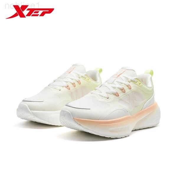 XTEP Mystic Plume 5.0 Running Running Shoes Fem 2025 Spring Rebound Sports Sapates Shoes Shokers de Absorção 875118110013 Z250120